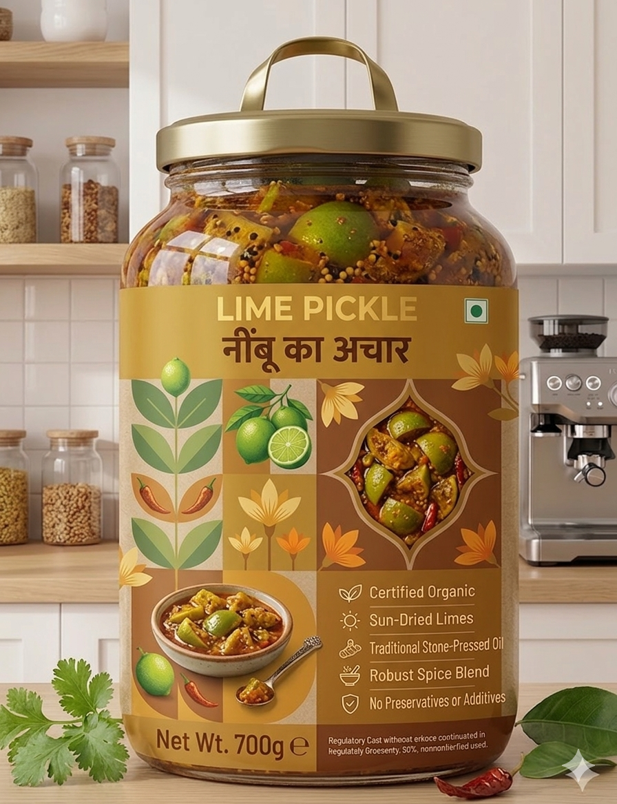 Traditional Lime Pickle Handmade