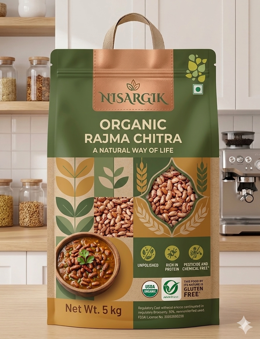 Nisargika Premium Organic Red Rajma