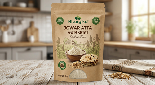 Nisargika Jowar Atta (Sorghum Flour) – Gluten Free, High Fiber